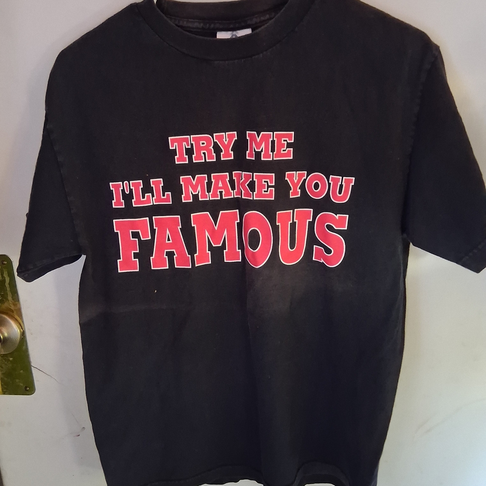 Vintage 2000 Wwe Undertaker T Shirt Black Color